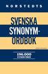 synonymordbok svenska.